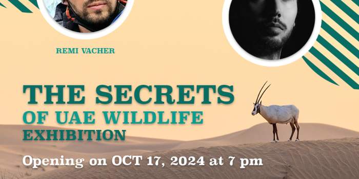 AF - CONFERENCE sur l'exposition “The Secrets of UAE Wildlife”